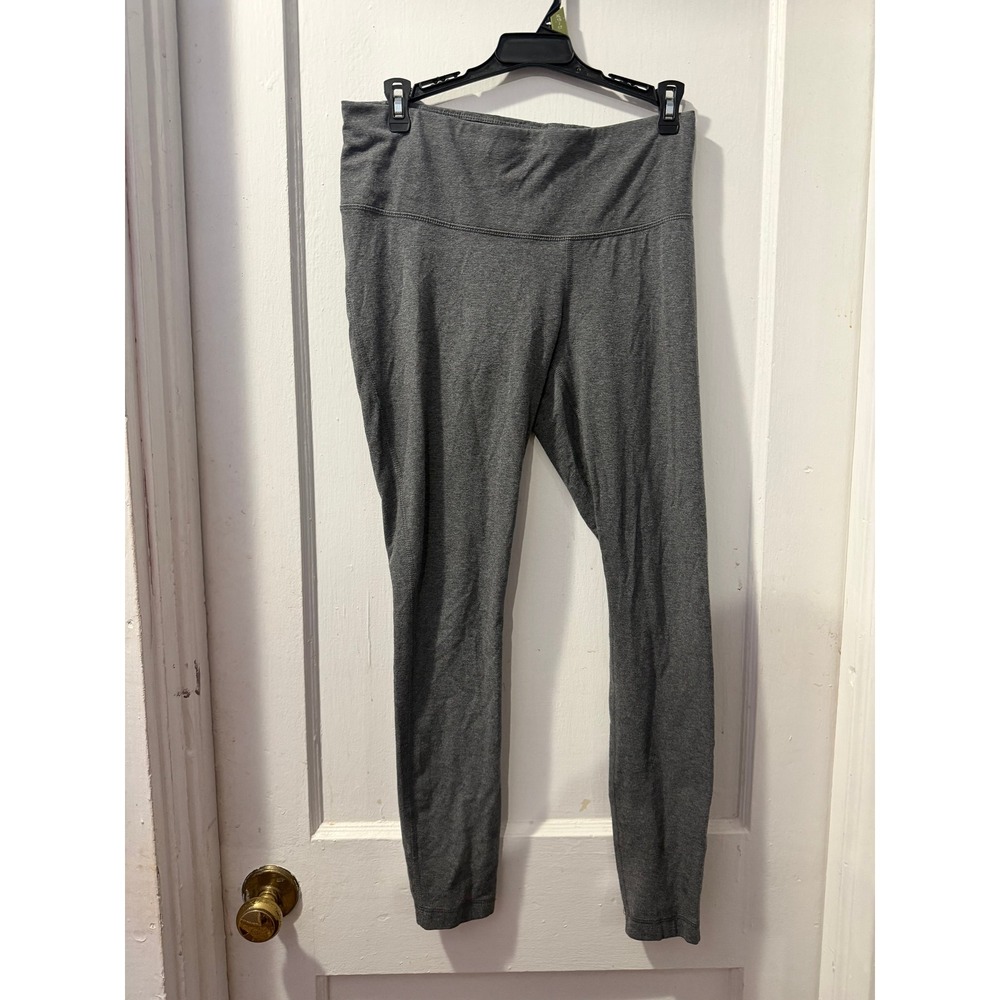 Athletic Works Womens Grey Heathered High Waisted Activewear Leggings Small S